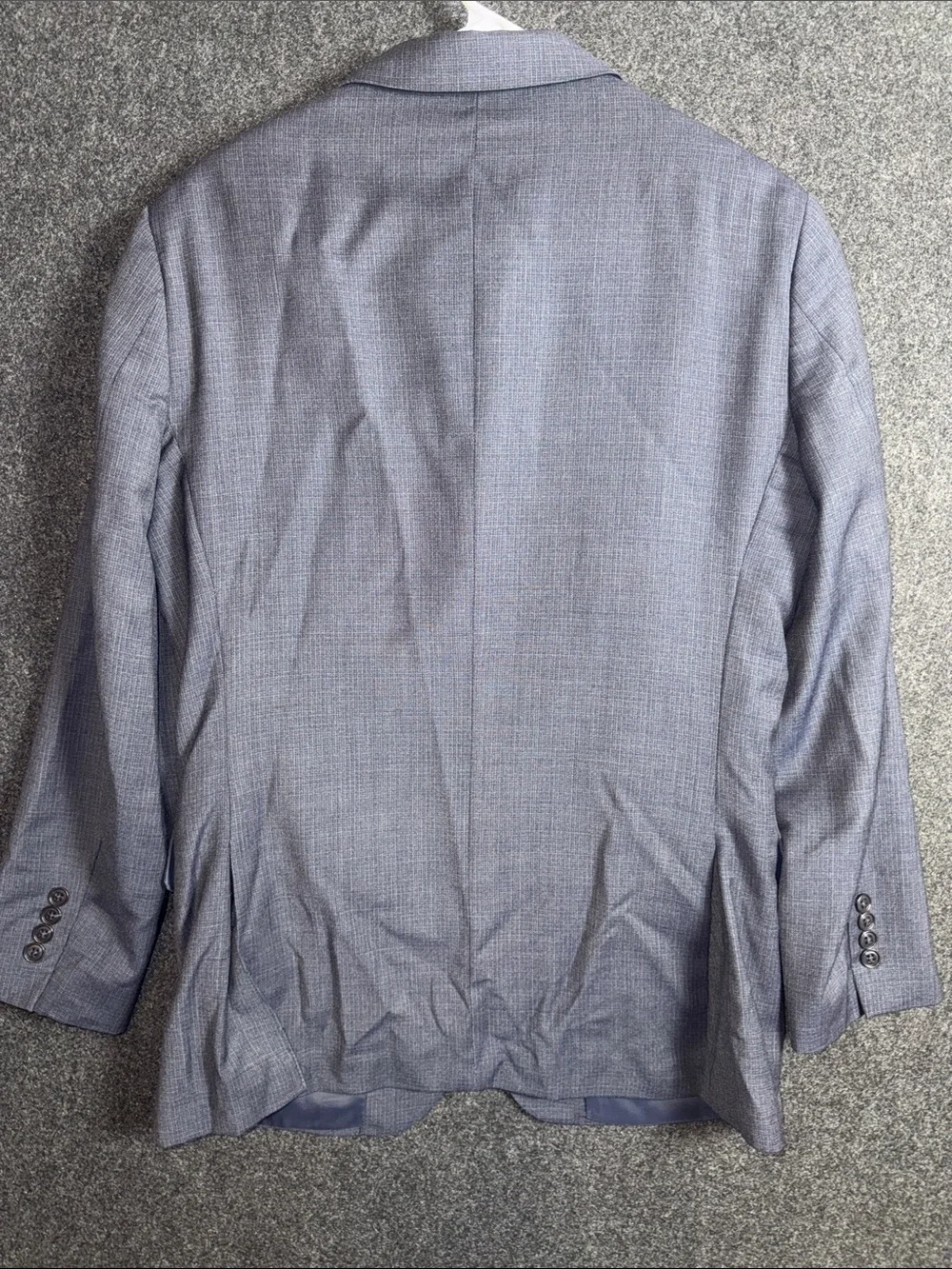 Jos A Bank Traveler Slim Fit Wool Sport Coat Blazer Blue 38R 312990